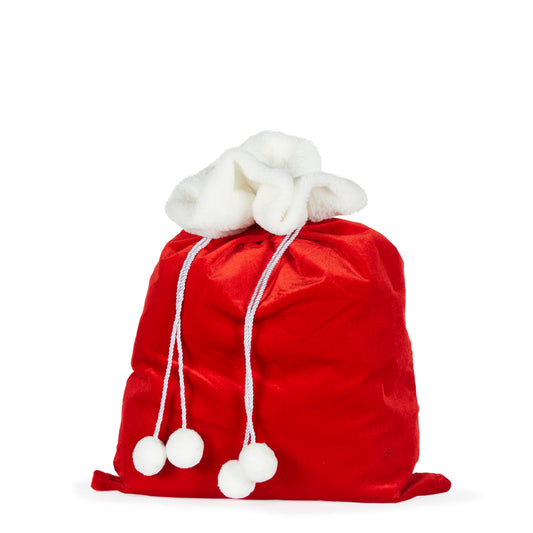 Red Velvet Santa Sack
