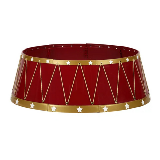 Red & Gold Traditional Drum Tree Collar