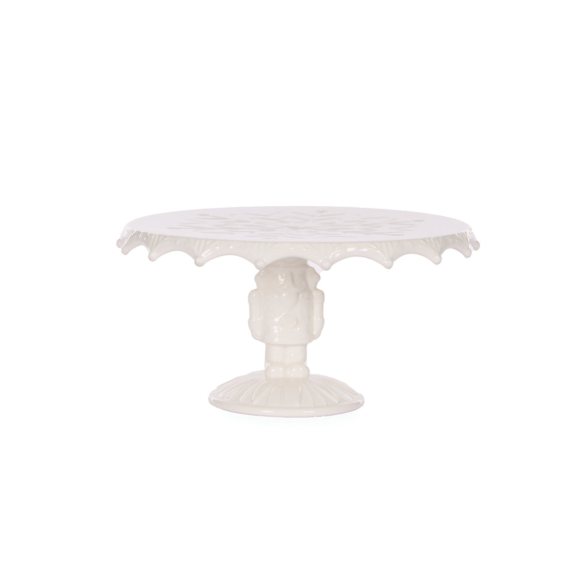 22cm White Nutcracker Cake Stand