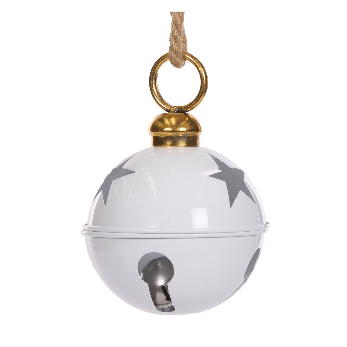 16cm White Gloss Bell