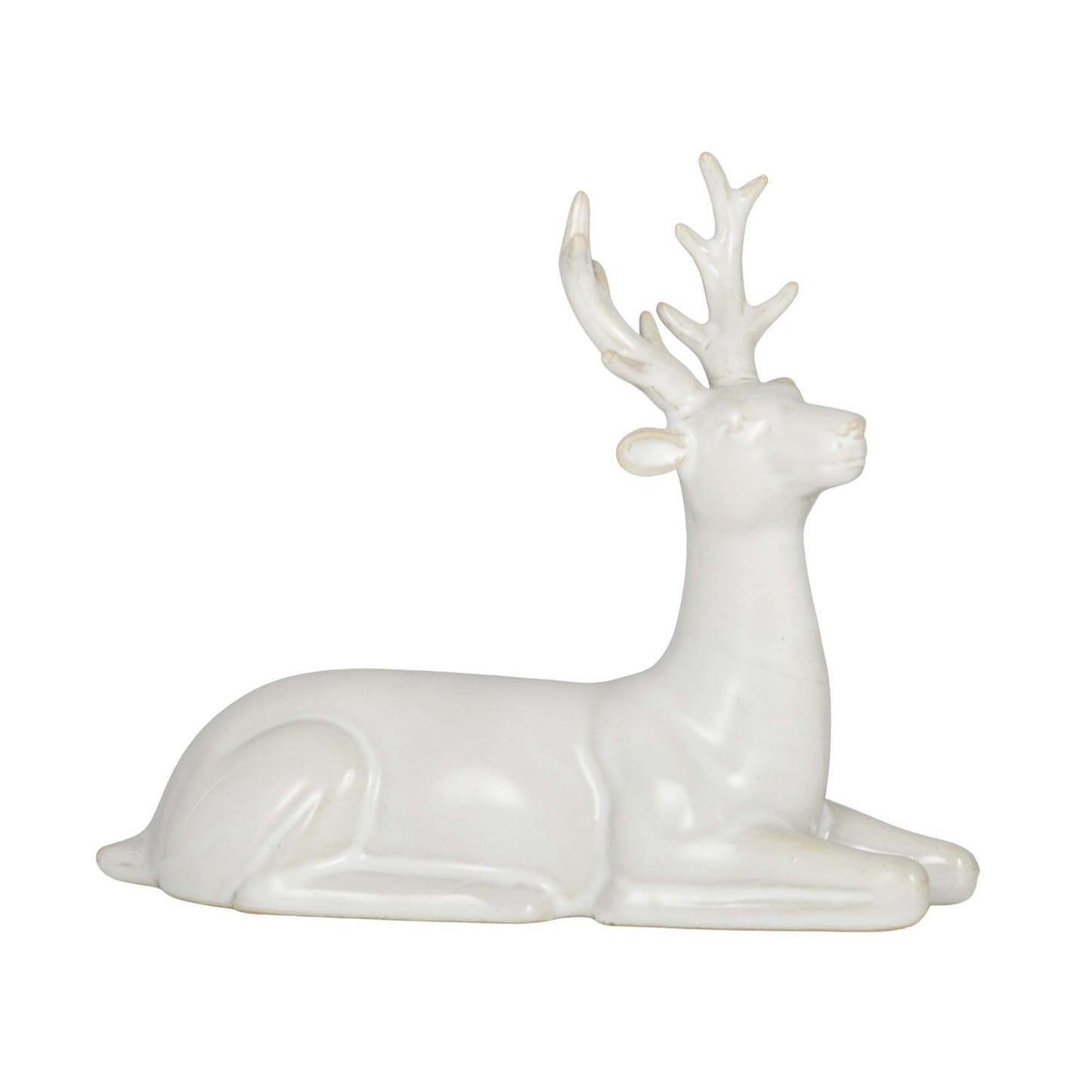 Ceramic Sitting Reindeer