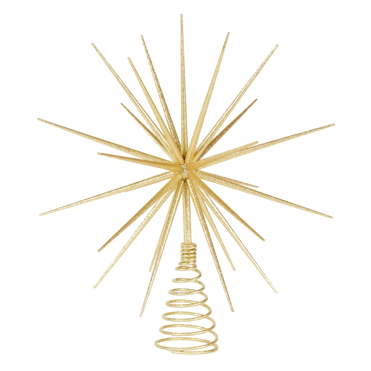 3D Starburst Christmas Tree Topper Gold