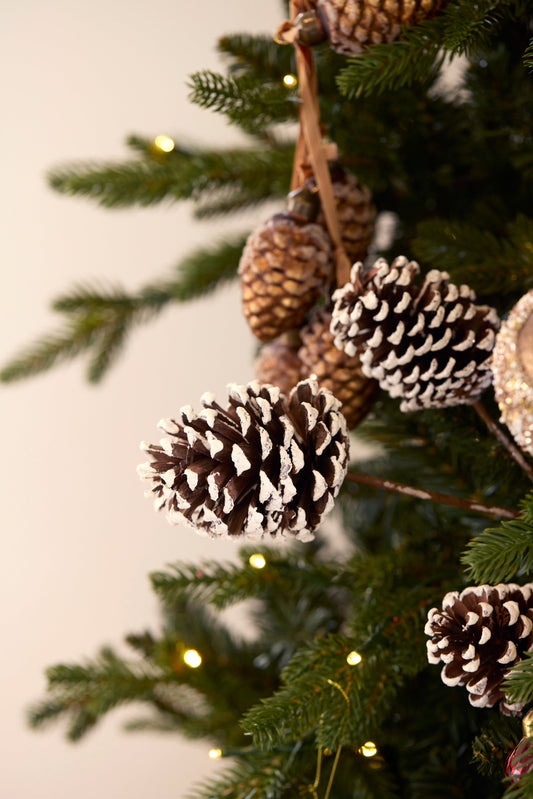 Snowy Pinecone Pick
