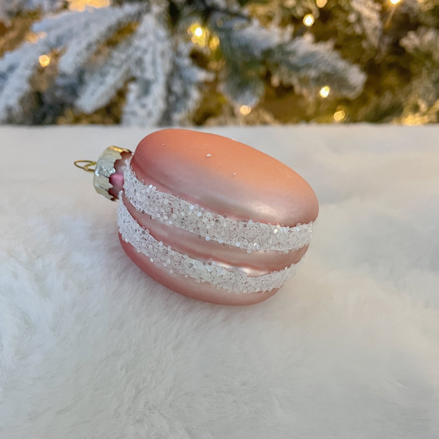 Pastel Pink Macaron Ornament