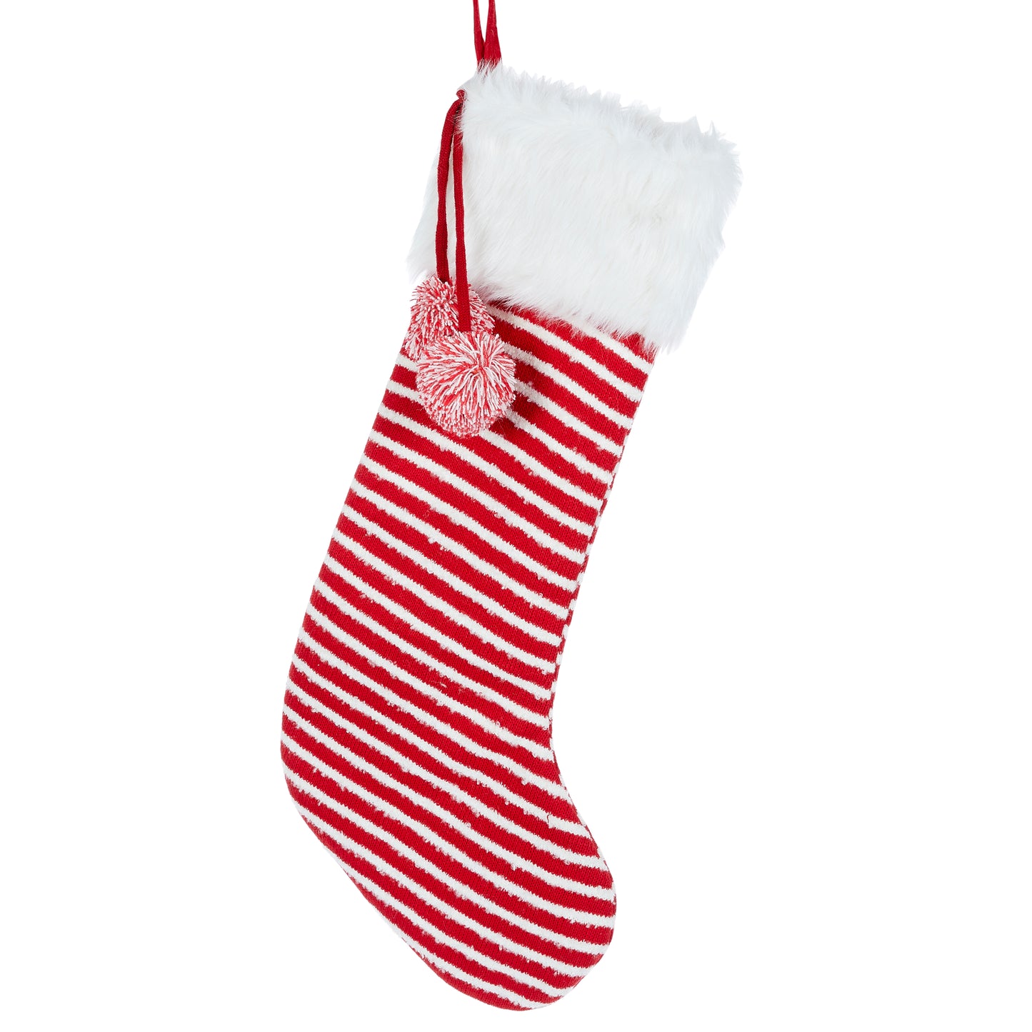 Red Stripe Christmas Stocking