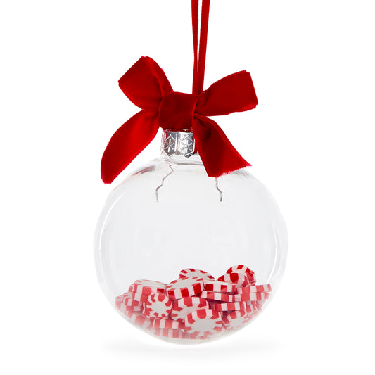 Peppermint Filled Christmas Bauble