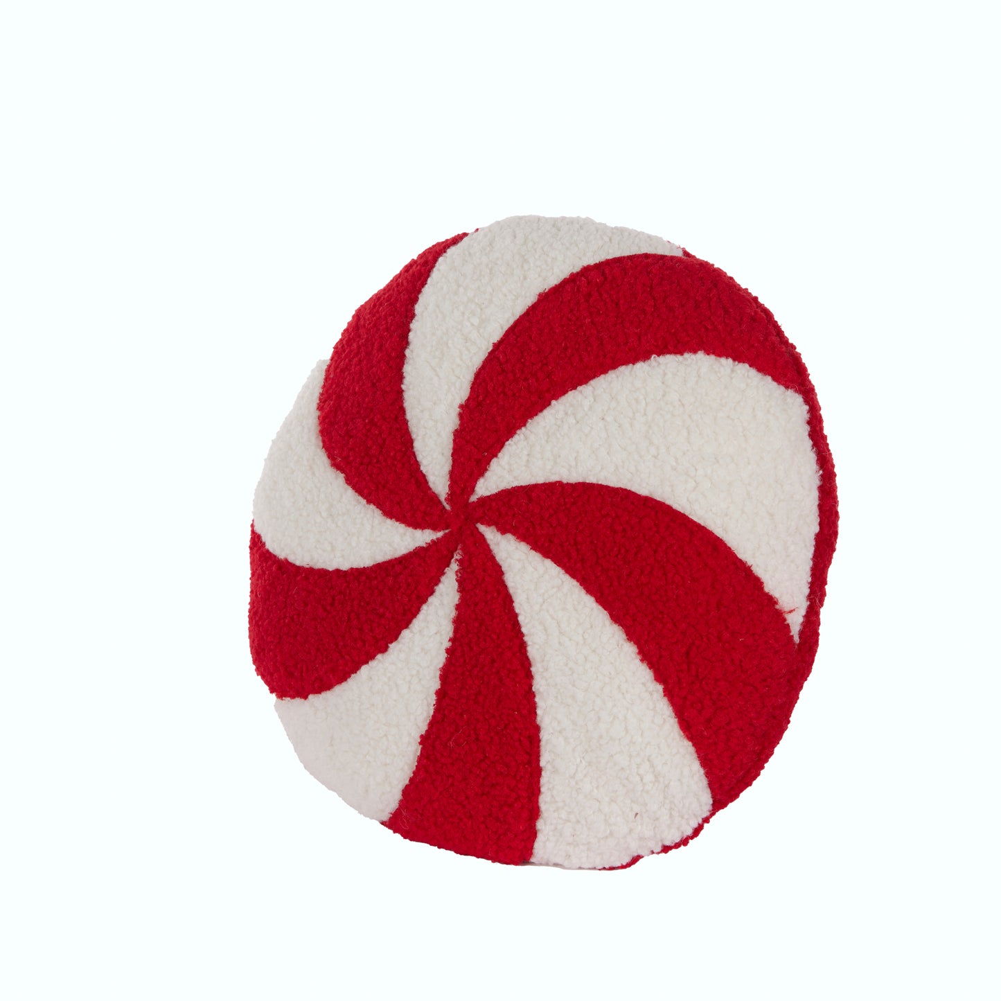 Peppermint Boucle Christmas Cushion