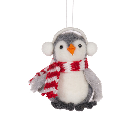 Wool Penguin with Scarf