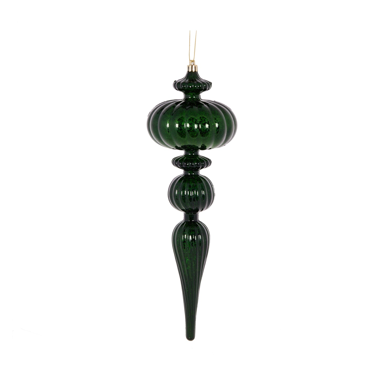 Dark Green Mercury Finial Ornament