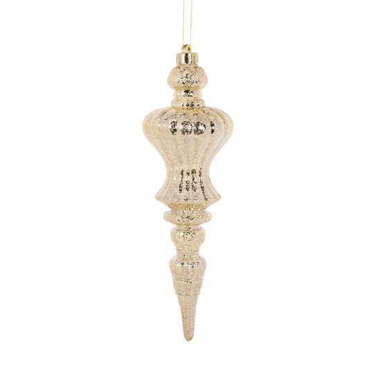 Gold Mercury Crown Finial Ornament