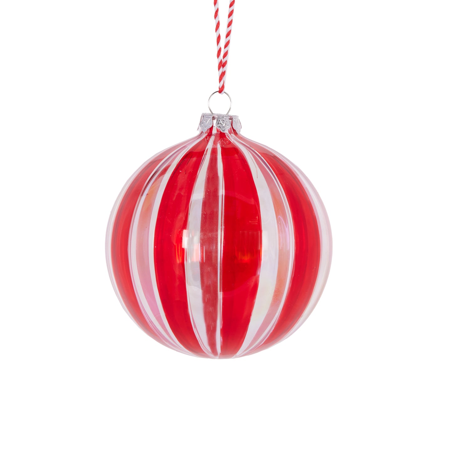 Iridescent Peppermint Bauble