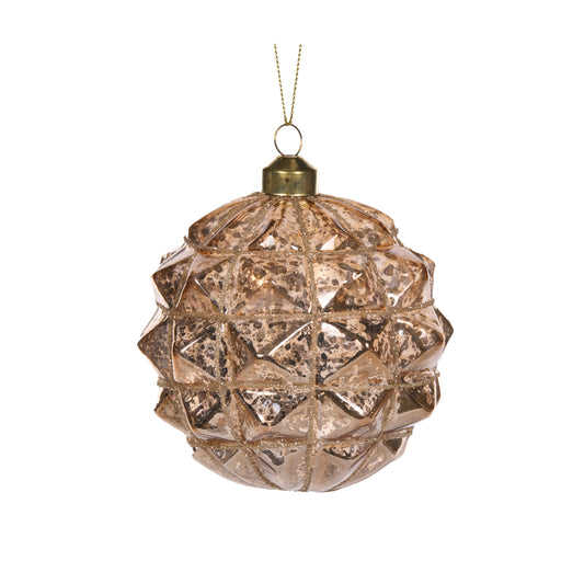 Copper Mercury Stud Bauble