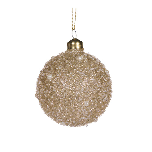 Champagne Sugared Pearl Bauble