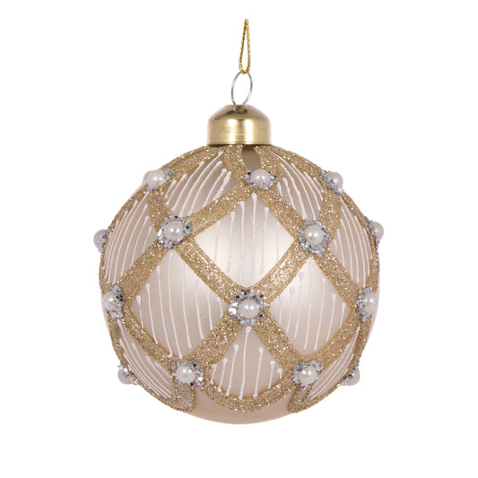 Champagne Deco Bauble