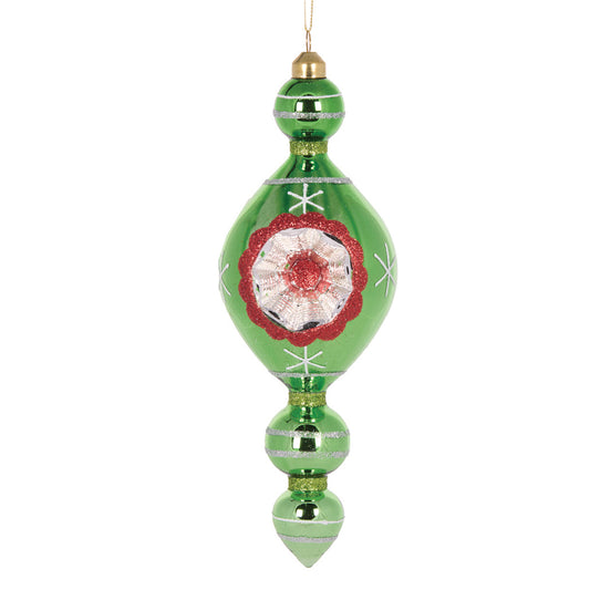 Retro Green Vintage Finial