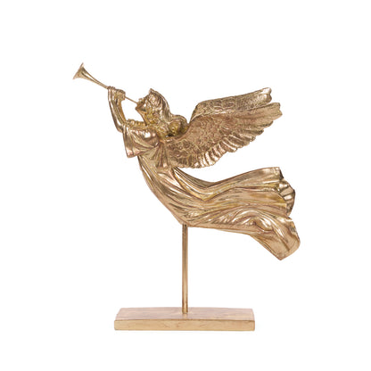Gilded Angel w/ Trumpet