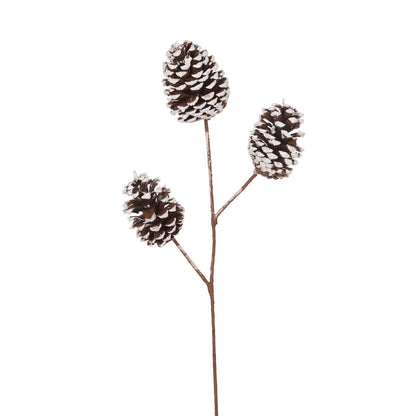 Snowy Pinecone Pick