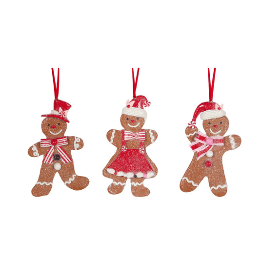 Assorted Hanging Gingerbread Men Ornament
