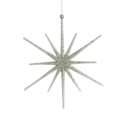 Champagne Starburst Ornament