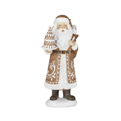 Gingerbread Santa With Tree