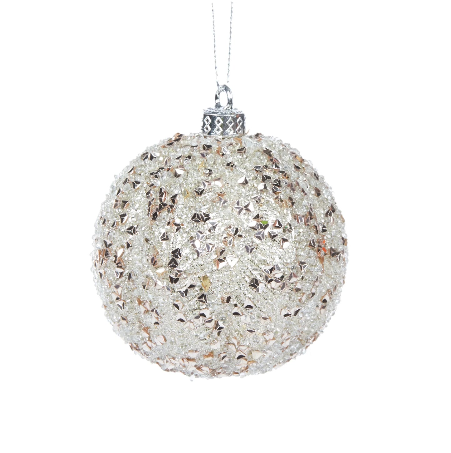 Champagne Ornate Christmas Bauble