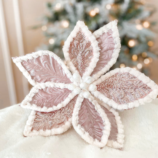 Soft Pink Christmas Poinsettia