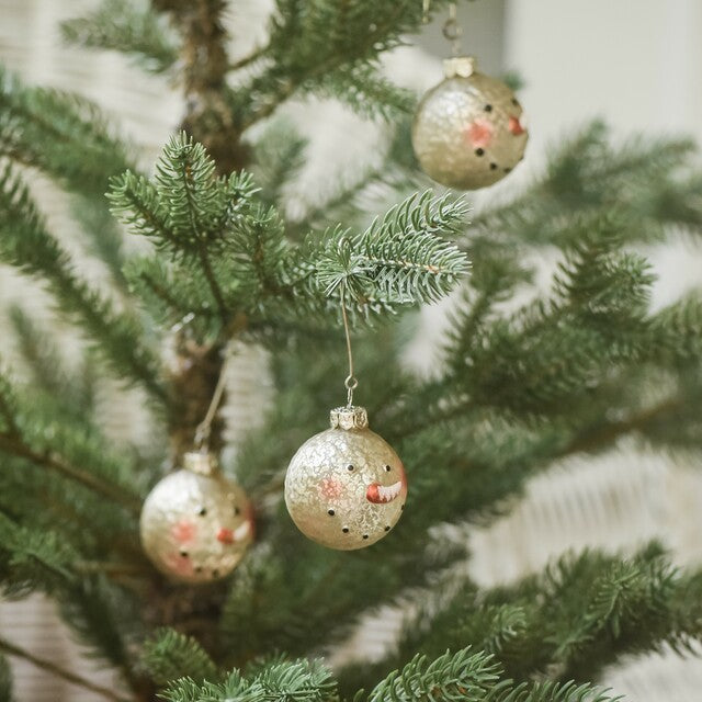 Snowman Head Christmas Ornament