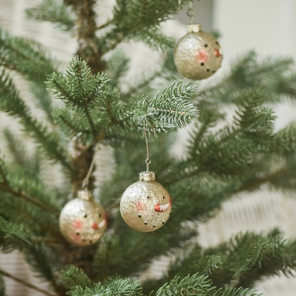 Snowman Head Christmas Ornament