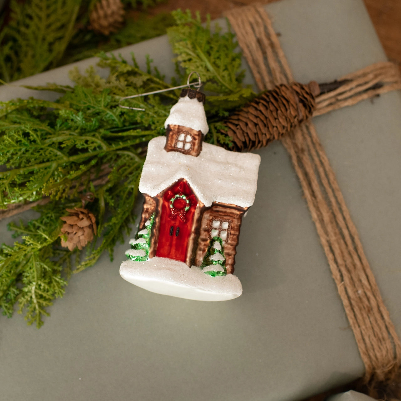 Log Cabin Ornament