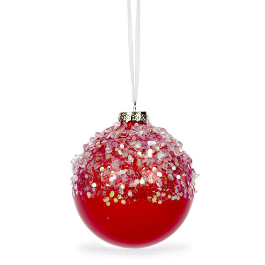 Coral Sherbet Christmas Bauble