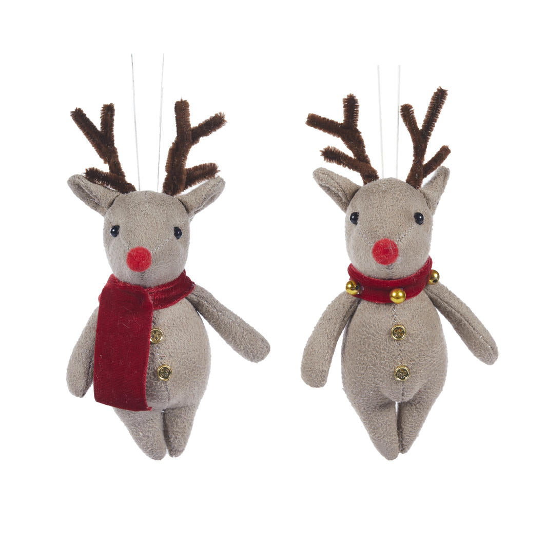 Hanging Fabric Reindeer