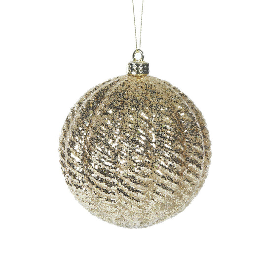 Gold Ridges Christmas Bauble