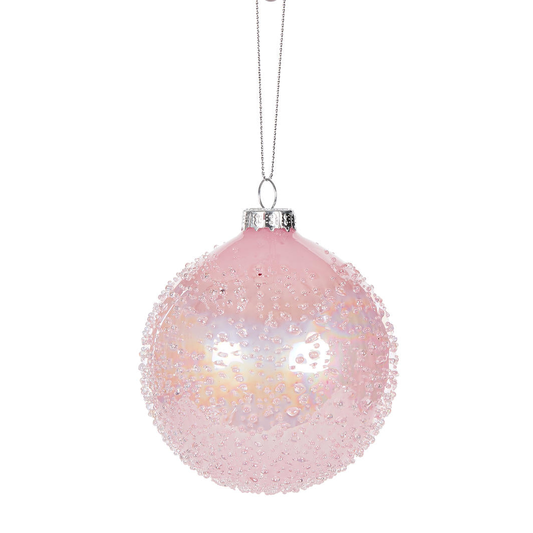 Pink Bubbles Bauble