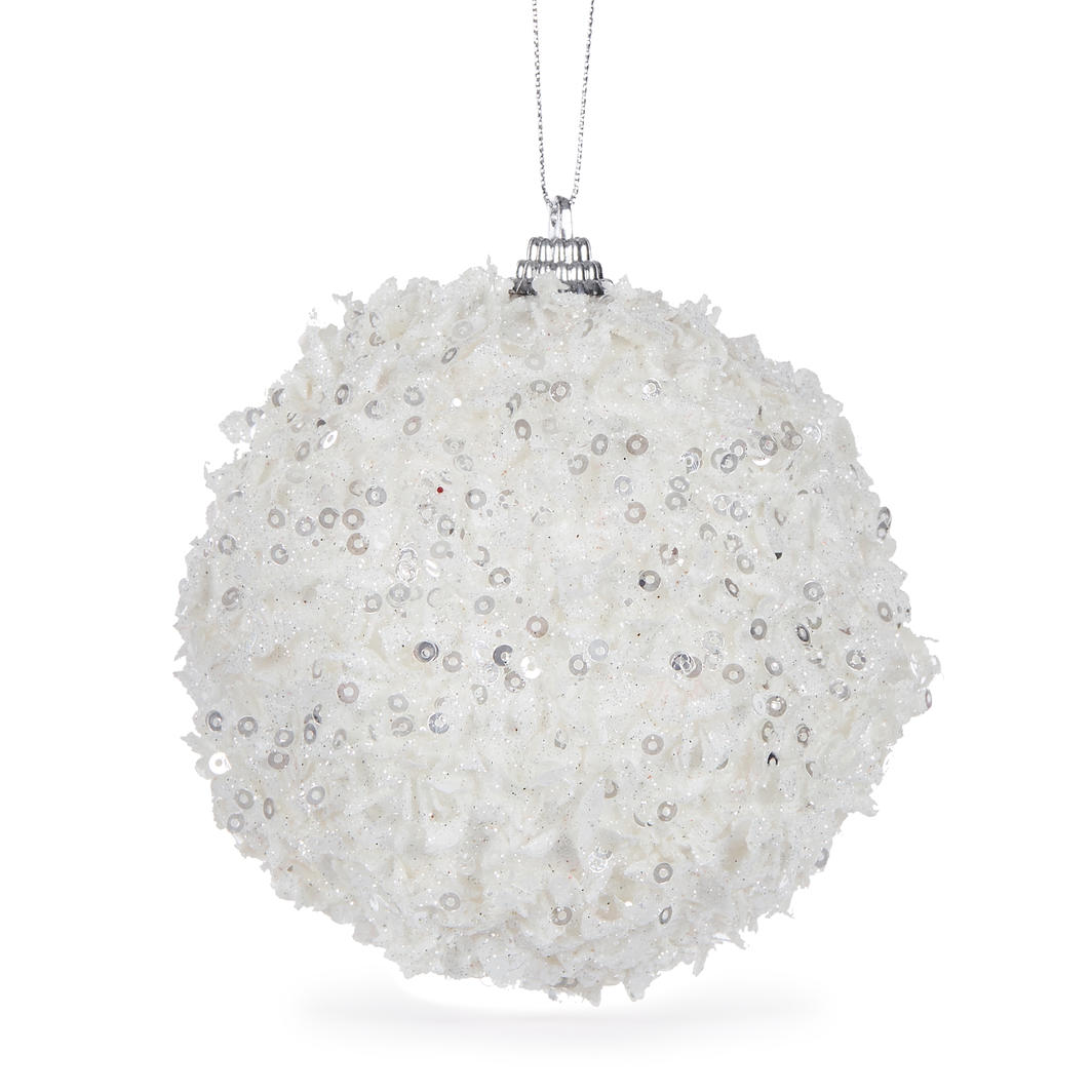 White Sprinkles Bauble