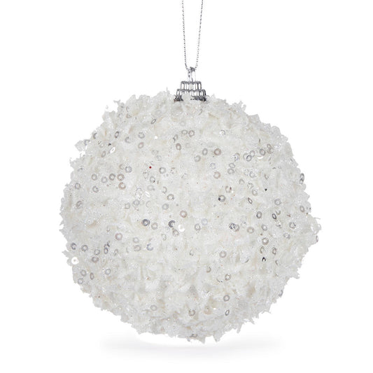 White Sprinkles Bauble